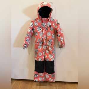 Burton Kids Snowsuit - Coral and Black